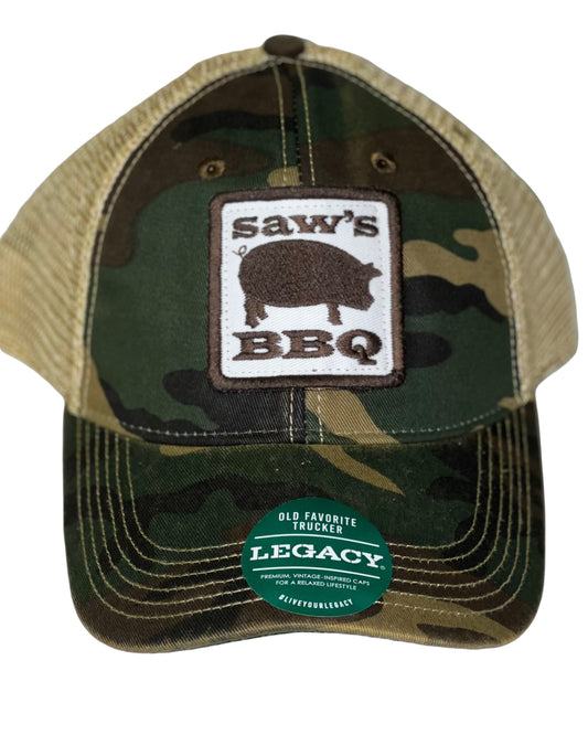 Saw's Camo Trucker Hat